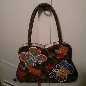 Italian hand-beaded purse